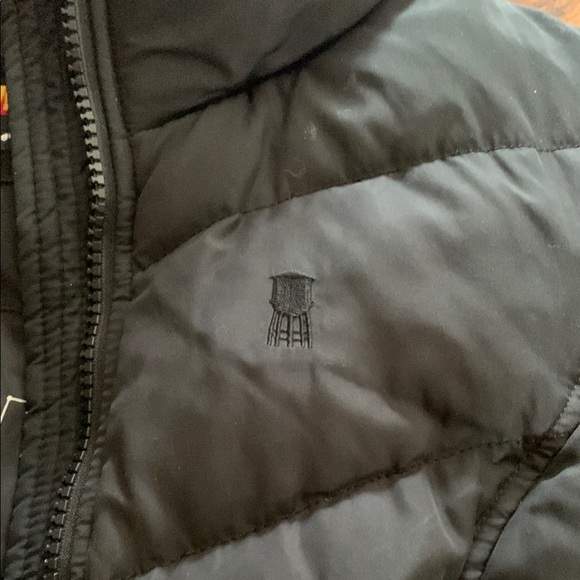 Women's Black Quilted Coat - Picture 5 of 9